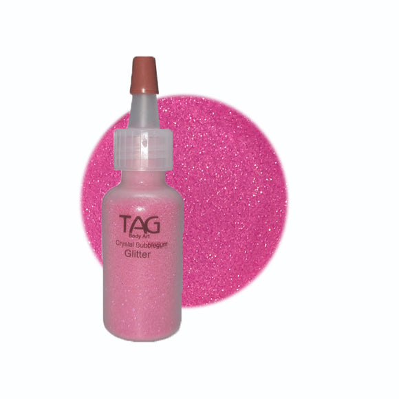 TAG Crystal Bubblegum Glitter 15ml (1/2oz) Puffer Bottle