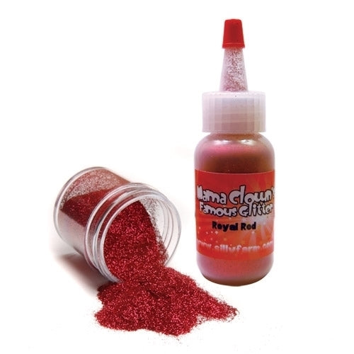 Royal Red Glitter - Mama Clown Glitter - 1oz Puffer Bottle