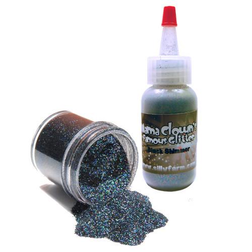 Black Rainbow Glitter - Mama Clown Glitter - Puffer Bottle 1 oz